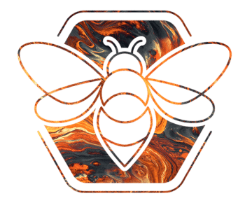 NZ Honey Manuka Lava Glass Volcano